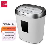 Deli 9929 Office Paper Shredder CN plug (adapter included) balta spalva