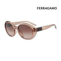 [Salvatore Ferragamo] Sunglasses SF2017SLBK 210 Round Horn-rimmed UV Protection Women's SF2017SLBK 210_I [57]