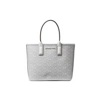 MICHAEL KORS Jodie Series Retro Old Flower Printed Commuting Fashion Artificial Leather Tote Bag Shopping Bag Handbag Small Women's White balta