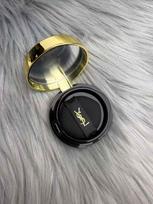 YSL Black Leather Cushion Foundation 5g Trial Size B10 Concealer Hydrating Portable Touch-Up Long-Lasting Oil-Control