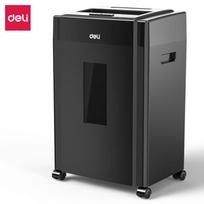 Deli 9904 Commercial Paper Shredder CN plug (adapter included) juoda spalva