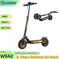 iScooter W9Air 40KM/H Electric Scooter 10  All-Terrain Tire Off-Road 800W Motor 48V/10Ah Battery Dual Disc Brake E Scooter W9Air 40KM/H juoda