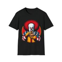 Ronald McPennywise Mash-Up T-Shirt - Clowning in the Dark S įvairiaspalvis