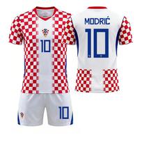 2026 m. Pasaulio taurės Kroatijos namų marškinėliai Nr. 10 Modrič vaikų suaugusiųjų futbolo marškinėlių komplektų didmeninė prekyba 16