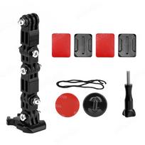 Motorcycle Helmet Kit for GoPro Hero 13 12 11 10 9 Action Camera Helmet Chin Mount For Go Pro Insta360 DJI Action 5 Accessories Kit A