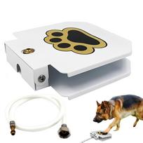 Outdoor Dog Water Fountain Solid Coated Metal Pet Sprinkler Step on Water Feeder Dog Sprinkler Toy for Garden Backyard China Mainland