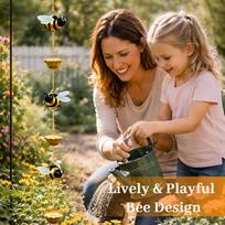 Rain Chains For Gutters Bee Design Water Collector Gutter Chain For Outdoor Garden Yard Patio Porch Canopy Terrace Balcony China Mainland