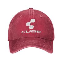 Cube Cycling Mtb Mountain Bike Denim Cap Casual Baseball Caps Adjustable Hat Summer Unisex Baseball Hats One Size