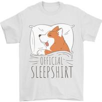Corgi Sleeping Dog Mens T-Shirt 100% Cotton S įvairiaspalvis