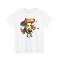 Cinco De Mayo Avocado Mariachi T-Shirt Sombrero Mexican Fiesta Party Graphic Top S įvairiaspalvis