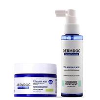 DermDoc Šviesinantis rinkinys – Purškiklis 100ml + Rūgštinis naktinis kremas 50g