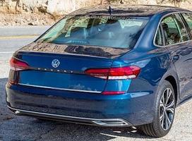 Vw Passat B8 Sedanas - Chromuota Chromuota Juostelė Ant Bagažinės
