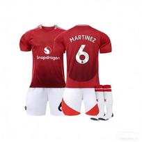 2025-26 Manchester United Home #6 MARTÍNEZ Sport Training Jersey Set with Socks Teens Kids Adults Football Kits 16