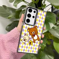 Rilakkuma Kawaii Phone Case For Samsung Galaxy A16 A26 A36 A56 A15 A25 A35 A55 A14 A34 A54 A13 A23 A33 A53 A12 A22 A32 A52 Cover Galaxy A32 4G