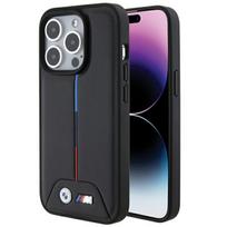 Etui Bmw Quilted Tricolor Do Iphone 15 Pro, Czarne