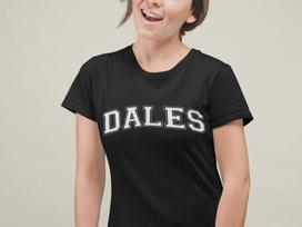 Yorkshire Tshirt Dales University Unisex Oversized Baggy Short Sleeve Slogan M
