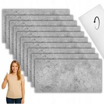 Płyta Panel Piankowy Lekki Imitacja Efekt Betonu Jasny Szary 107Xl 10 Szt.