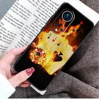 Spades Poker Play Cards Ace Art Case For Honor Magic 8 Pro 5 6 7 Lite Honor 400 200 50 70 90 X9d X9c X9b X9a X8b Win RT Cover Honor Magic5 Lite