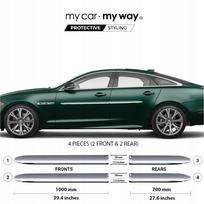 Jaguar Xj X351 2010+ Chromuotos Durų Apsauginės Juostelės