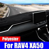 Car Dashboard Cover  Pad Instrument Platform Desk Cover Mat Carpets Trim For Toyota RAV4 XA50    2022 RHD polyester