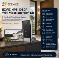Vaizdo domofonas EZVIZ HP5, valdymas per Wi-Fi (Android / iOS), 2 laidų montavimas | 318500204 | 6941545632803