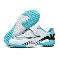 New Low-Top Velcro Football Shoes Boys Training Medium Children Girls Broken Nail Competition Shoes 30
