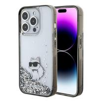 Etui do iPhone 15 Pro Max Karl Lagerfeld Liquid Glitter Transparentne