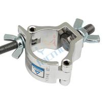 Tube 38-41mm  Aluminum Stage Lighting Truss Display System Accessories Coupler Pipe Truss Clamp Hook for loading 100kg silver color