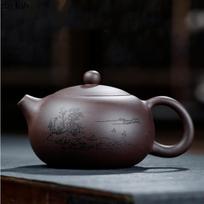 Yixing Purple Clay Teapot Tea Kettle 420ml Teapot Home Teaware Teas Maker Tea Making Tool Handmade Teapots Teas Infuser