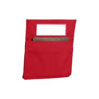 Oxford Hanging Storage Bag With Name Tag Classroom Organizer Chair Back Pocket  Student raudona