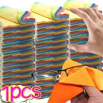 Square Glasses Cleaning Cloth Microfiber Random Color High Quality Glasses Cloth Daily Soft Phone Screen Cleaning Wipe Wholesale random color-1pc