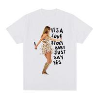 Summer Fashion Tee Unisex Vintage Top Taylor Concert Vintage T-shirt Hip Hop Streetwear Oversized Tshirt Y2K Gothic Cotton T-shirts 4XL