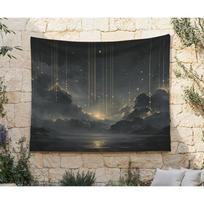 Dreamy Night View tapestry 75x100 juoda
