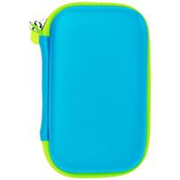 EVA For Power Bank Storage Bag with Mesh Compartment for Cables Shockproof Protection for Baseus Romoss Models mėlyna