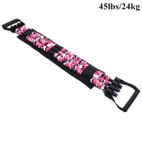 Adjustable Bench Press Bands Set Fitness Bar Push Up Resistance Band Chest Exercise Elastic Rope Arm Expander Home Gym Equipment 45 lbs