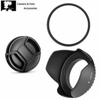 UV Filter Lens Hood Cap For Nikon Coolpix P1000 P1100 Camera For Nikon P1000