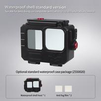 For GoPro Waterproof Housing Case Metal for Go Pro 13 12 11 Deep Diving 80M Tempered Glass Quick Install Camera Protective Frame Feichao Logo