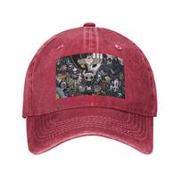 Hollow Knight Denim Fabric Cap Casual Baseball Caps Adjustable Hat Summer Unisex Baseball Hats One Size