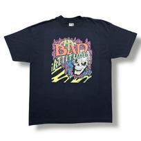 Vintage 90s Bad Attitude Grim Reaper Skull T-Shirt Mens Size XL Horror 3D Emblem S įvairiaspalvis