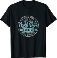 North Shore Long Board Surf T-Shirt S įvairiaspalvis