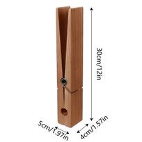 Large Clothespin Giant Clothes Clips Bathroom Towel Holder Wooden Giant Towel Clip Wall Mounted Bathroom Towel Holder