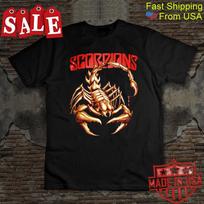 Scorpions Hard Rock Band Gift For Fans Unisex All Size Shirt  MI355 Unisex T-Shirt S įvairiaspalvis
