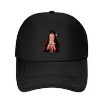 New Nezuko Cute Baseball Cap Sun Hat For Children tea Hat Military Tactical Cap funny hat Unisexs Caps Womens