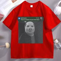 John Pork Meme T Shirt Brainrot Tee Teenager Unisex Women Cotton Short Sleeve Tshirt Comfortable Casual Round Neck Tshirt Clothes S