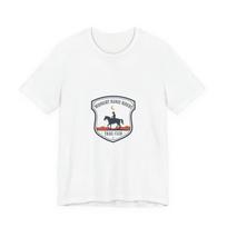 Trail Club Crest Tee | Western Badge Shirt, Rustic Collegiate Emblem 2XL