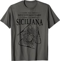 Mai Sottovalutare Un Siciliana Trinacria Sicilia Heraldry T-Shirt S įvairiaspalvis
