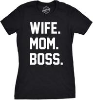 Cool Mom T Shirts Funny Tees for Boss Moms in the Club - Cute Shirt for Mothers Day S įvairiaspalvis