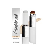 Ivory White 2-in-1 Color-Changing Foundation Stick Lightweight Moisturizing Natural Matte Finish Long-Lasting Coverage
