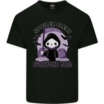 Funny Grim Reaper Movie Spoiler Halloween Mens Light Cotton T-Shirt S įvairiaspalvis