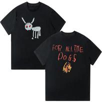 Visiems Šunims Marškinėliai Hip Hop Drake Trumpomis Rankovėmis Vyriški Drabužiai Madingi Vasariniai Medvilniniai Aukštos Kokybės Marškinėliai Moterims Vyrams Streetwear Y2k S įvairiaspalvis